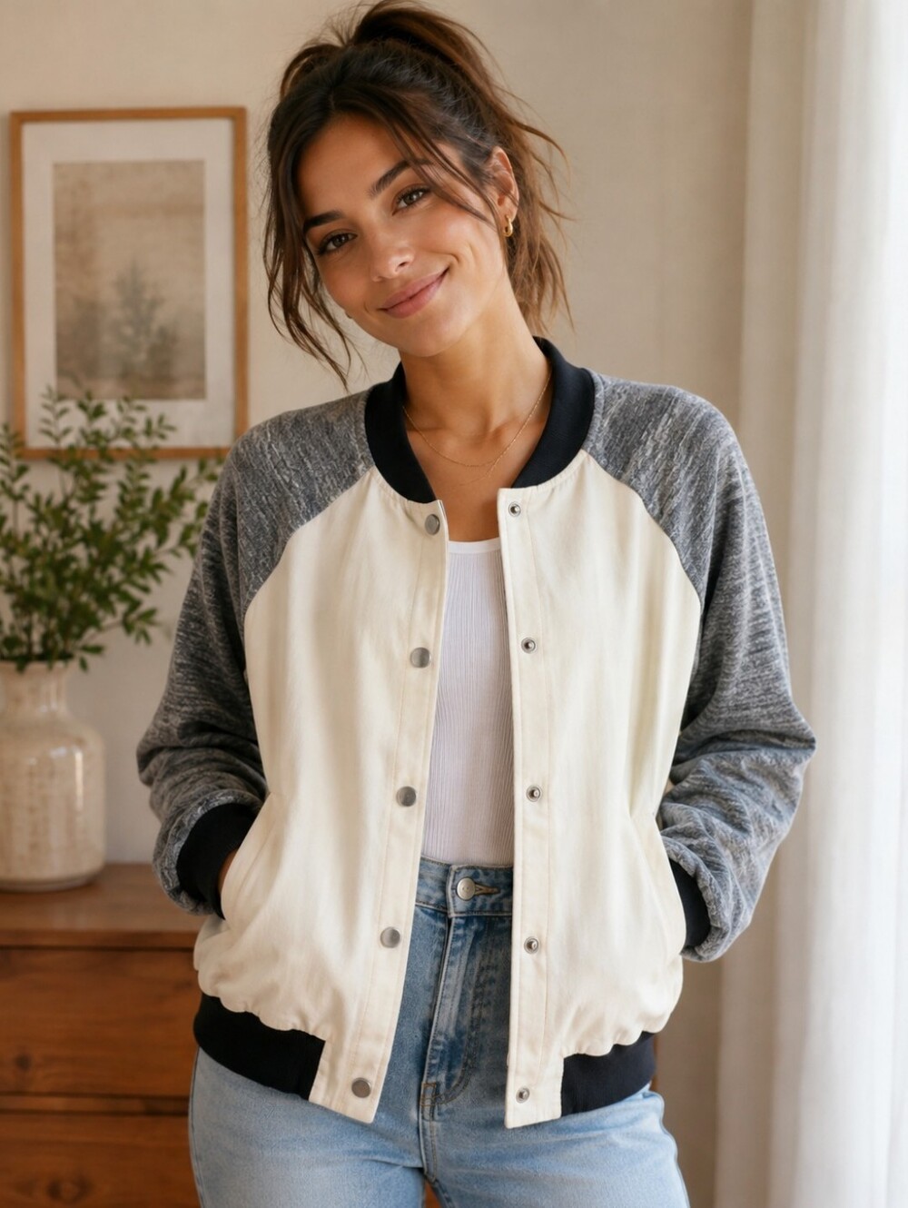PJK Patterson J. Kincaid 100% Silk Bomber